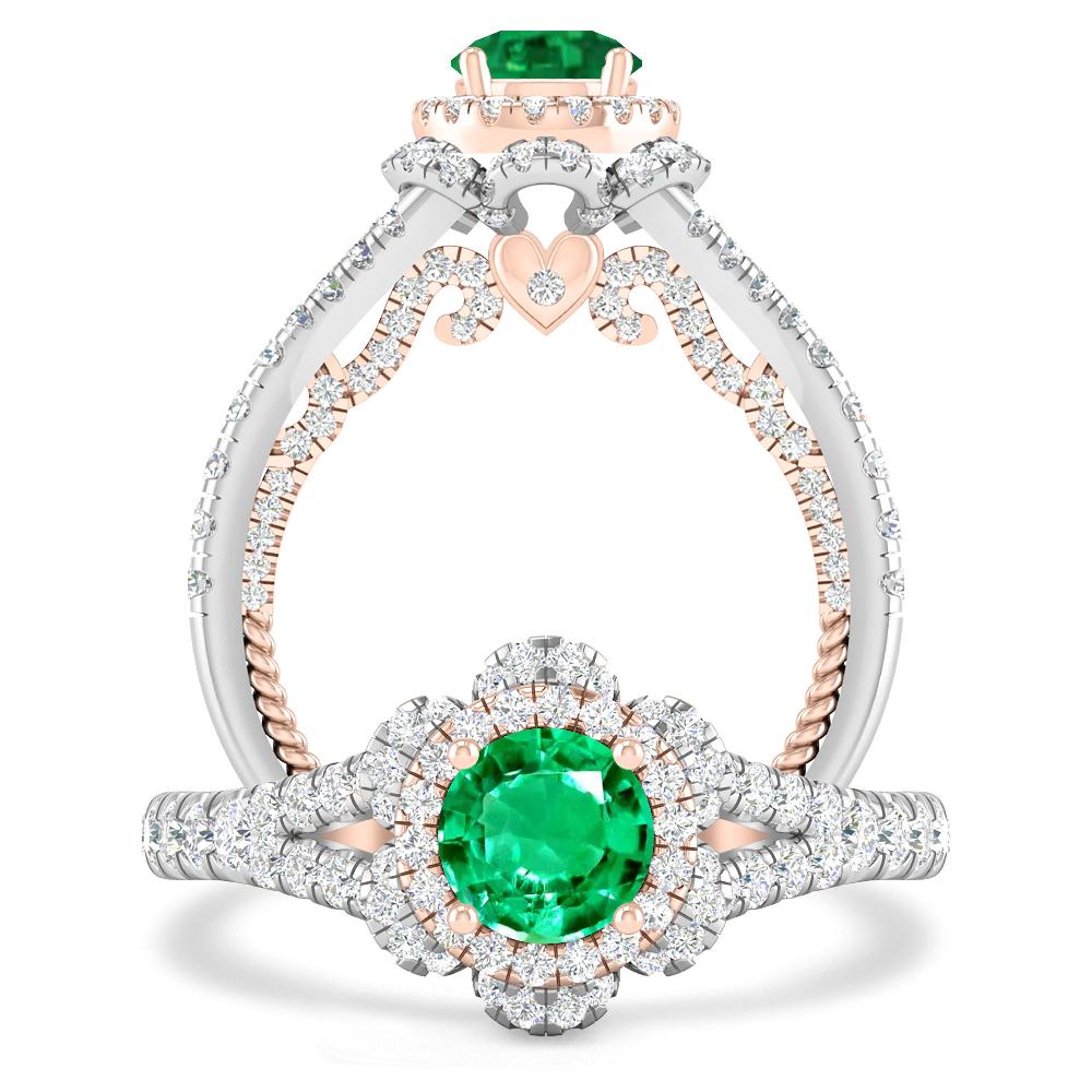 White Gold - Emerald