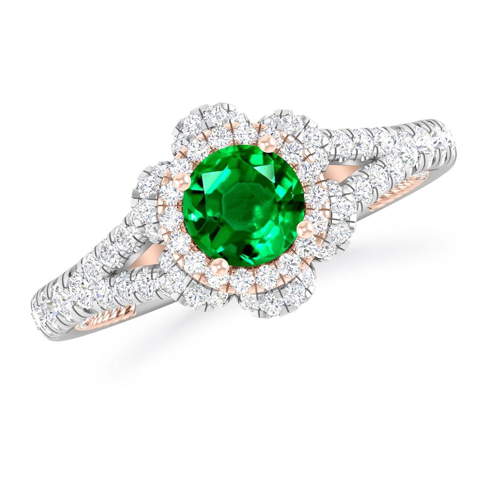 White Gold - Emerald