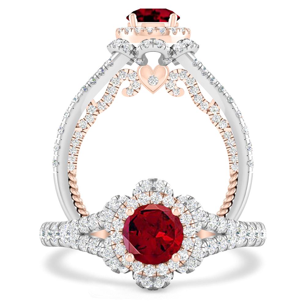 White Gold - Garnet