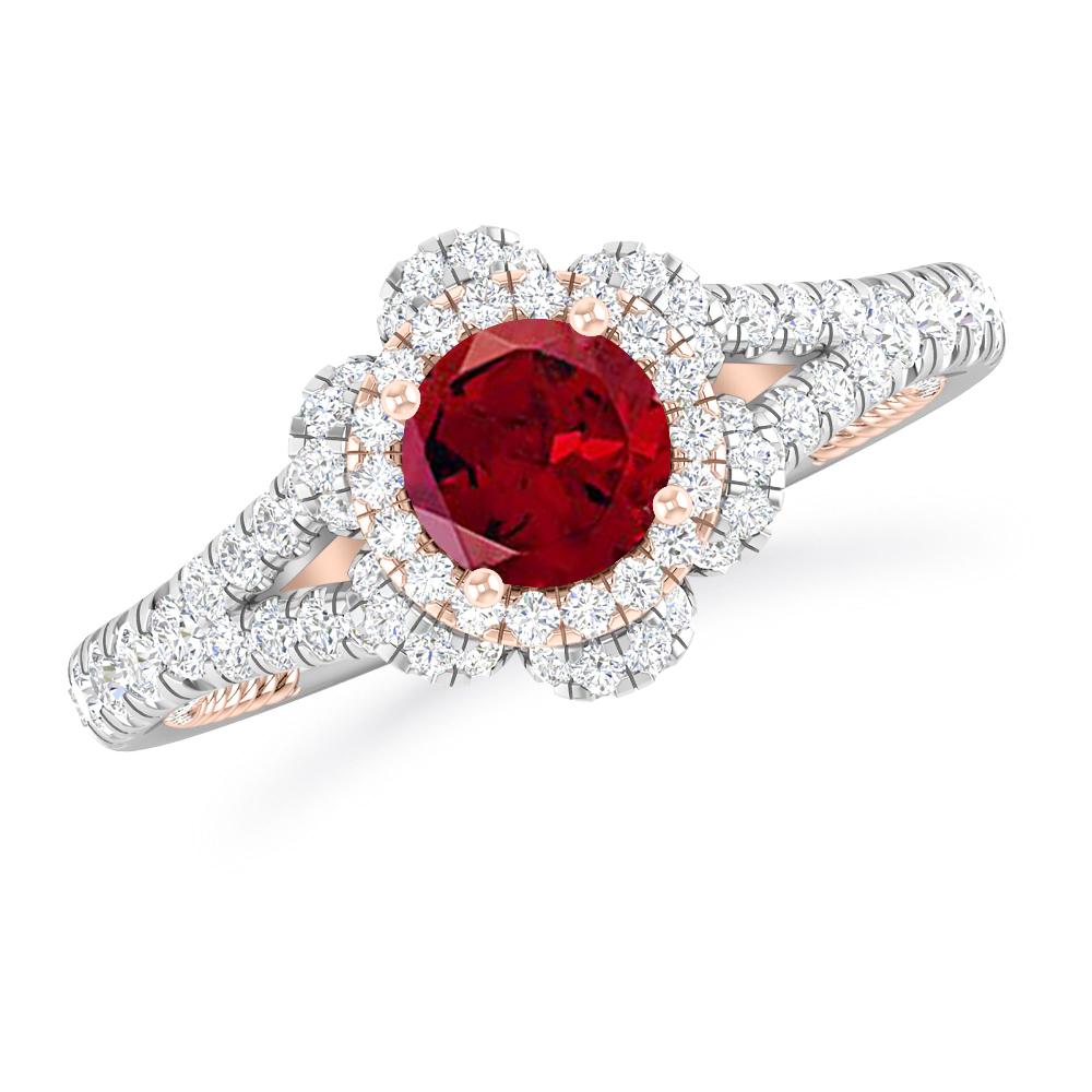 White Gold - Garnet