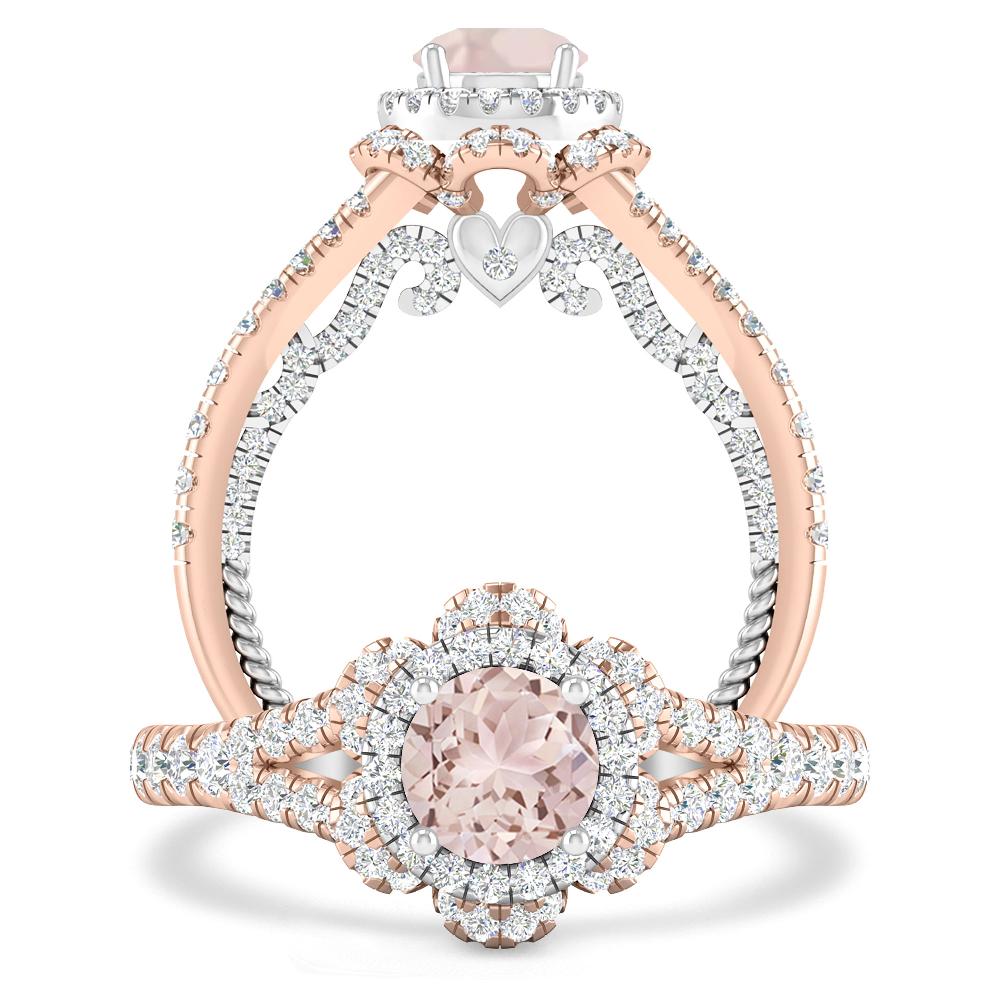 Rose Gold - Morganite