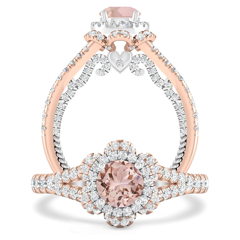 Rose Gold - Morganite