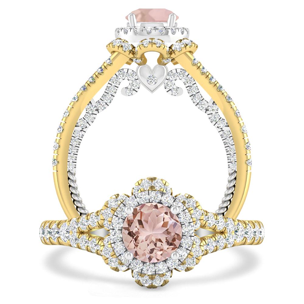 Yellow Gold - Morganite