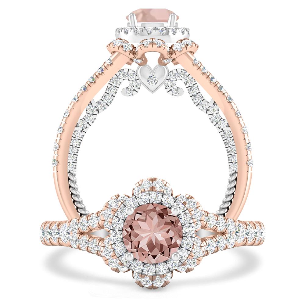 Rose Gold - Morganite