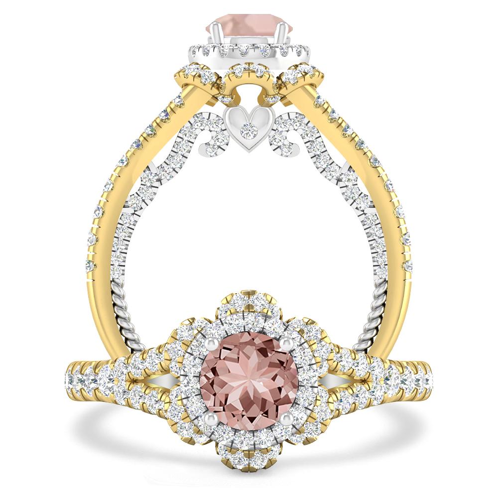 Yellow Gold - Morganite