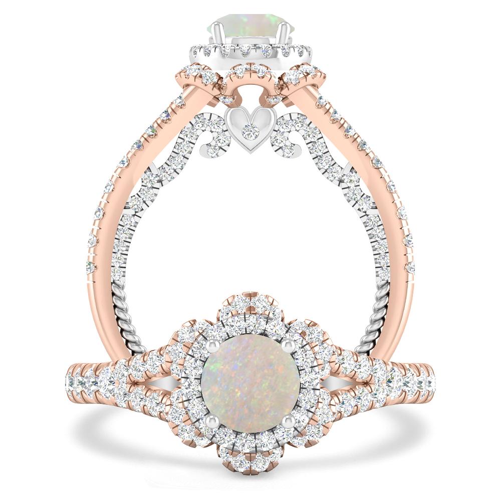 Rose Gold - Opal