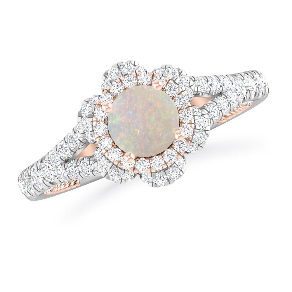 White Gold - Opal