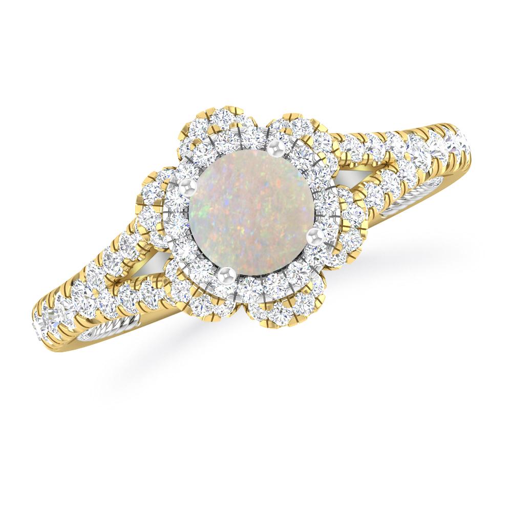 Yellow Gold - Opal