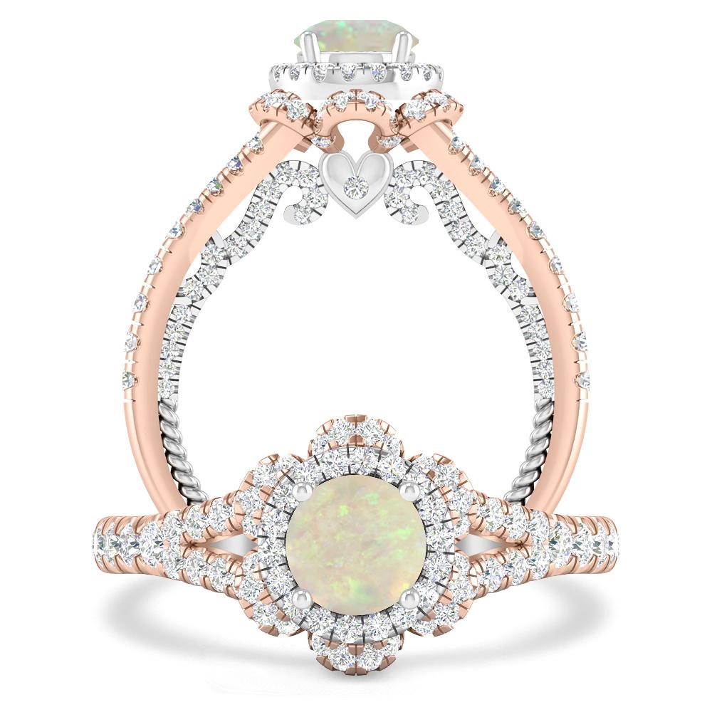 Rose Gold - Opal