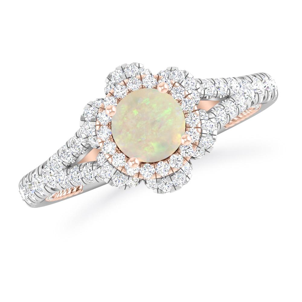 White Gold - Opal