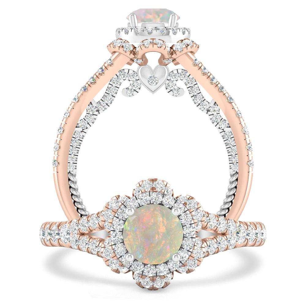 Rose Gold - Opal