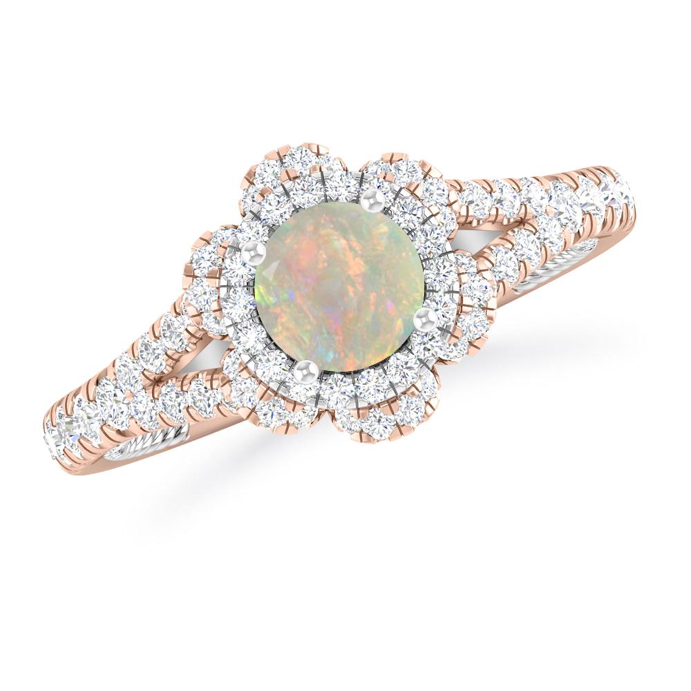 Rose Gold - Opal