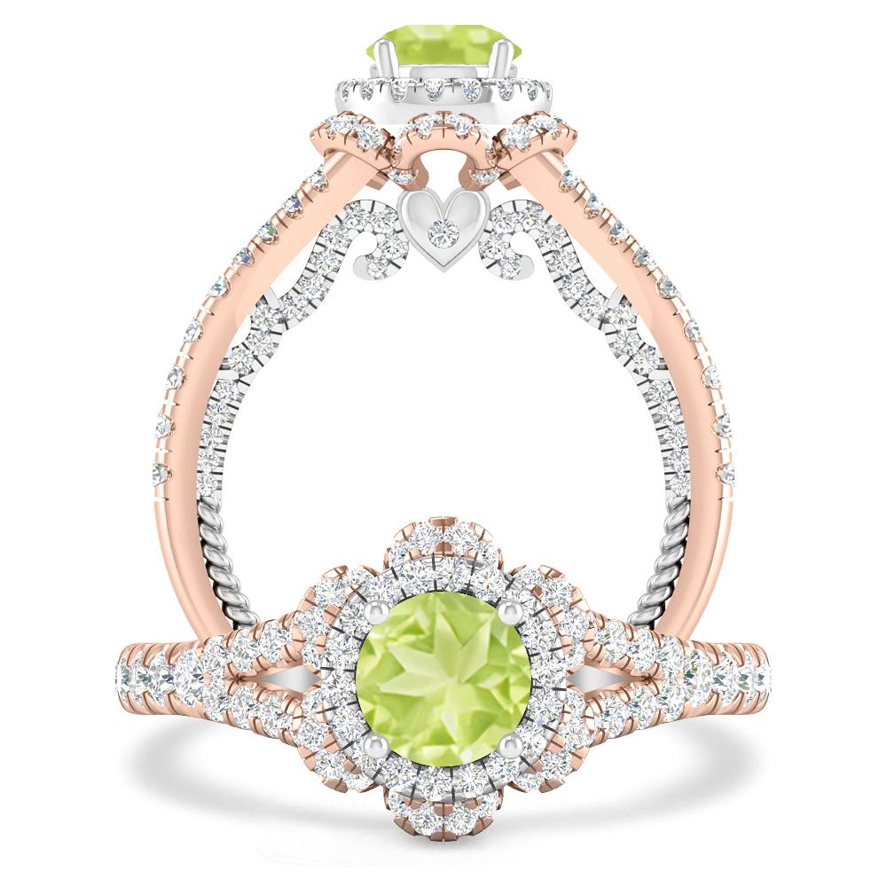 Rose Gold - Peridot