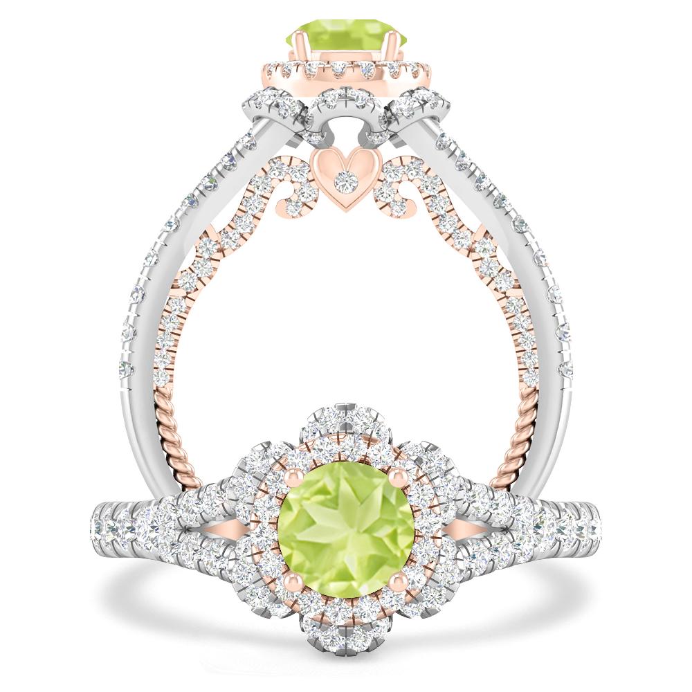 White Gold - Peridot