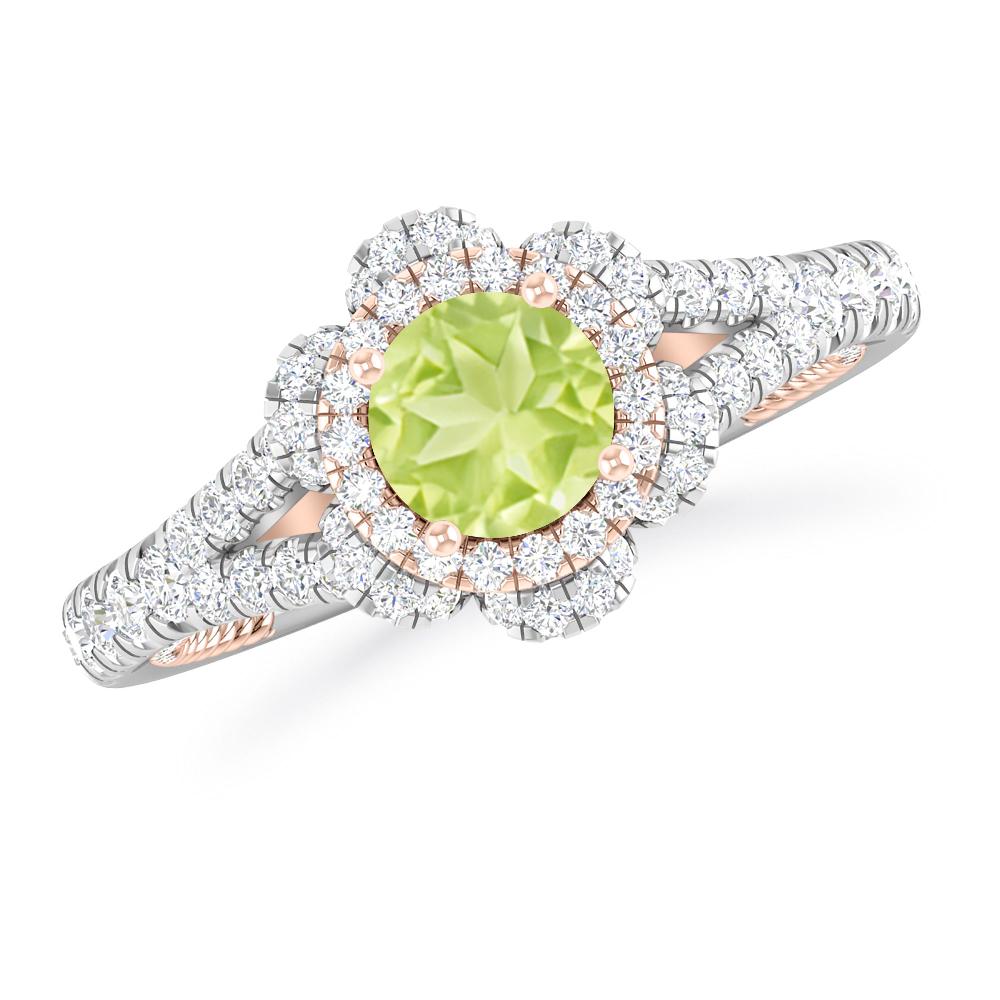 White Gold - Peridot