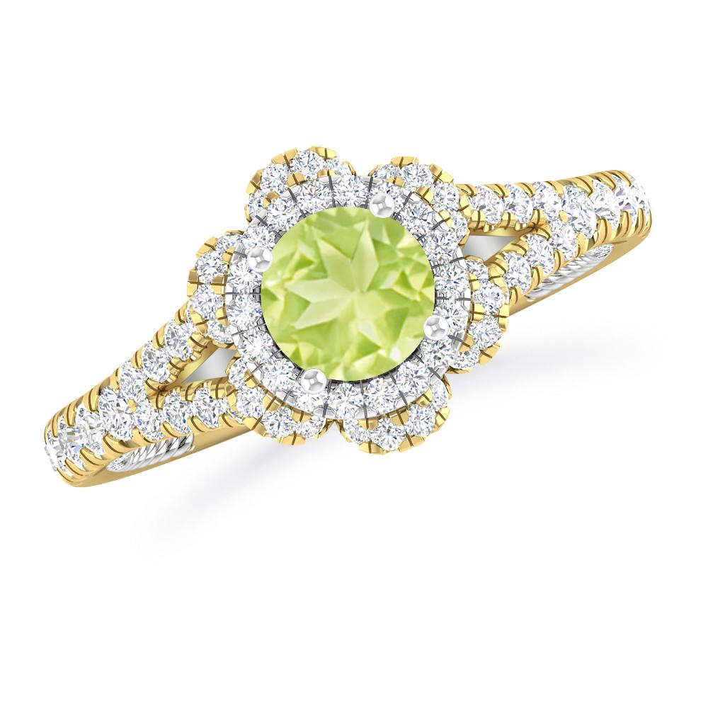 Yellow Gold - Peridot