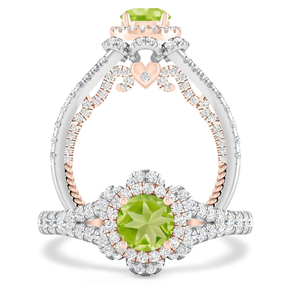 White Gold - Peridot