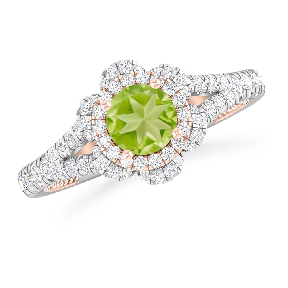 White Gold - Peridot