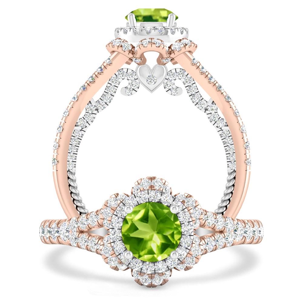 Rose Gold - Peridot