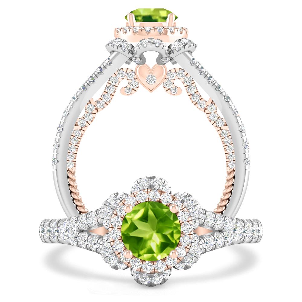 White Gold - Peridot