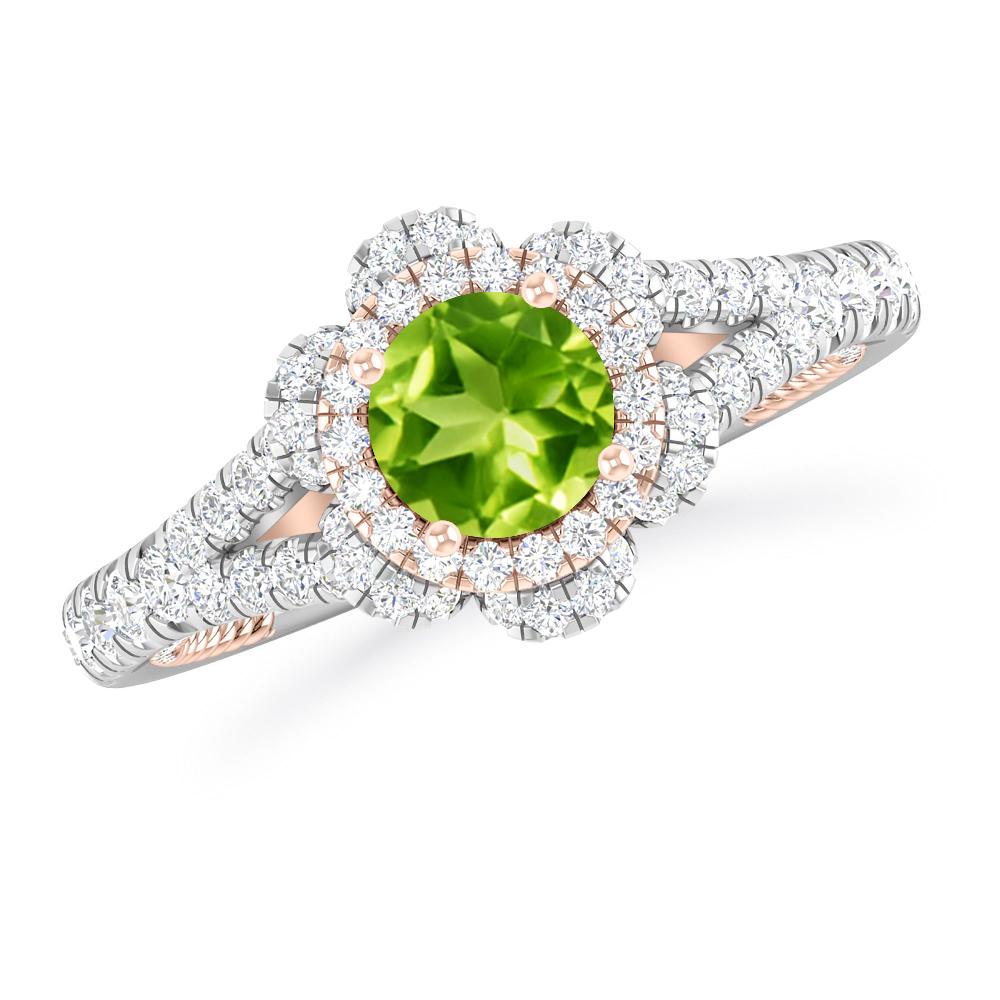 White Gold - Peridot