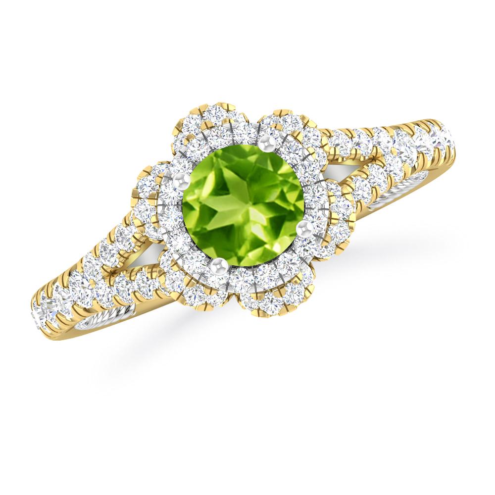 Yellow Gold - Peridot