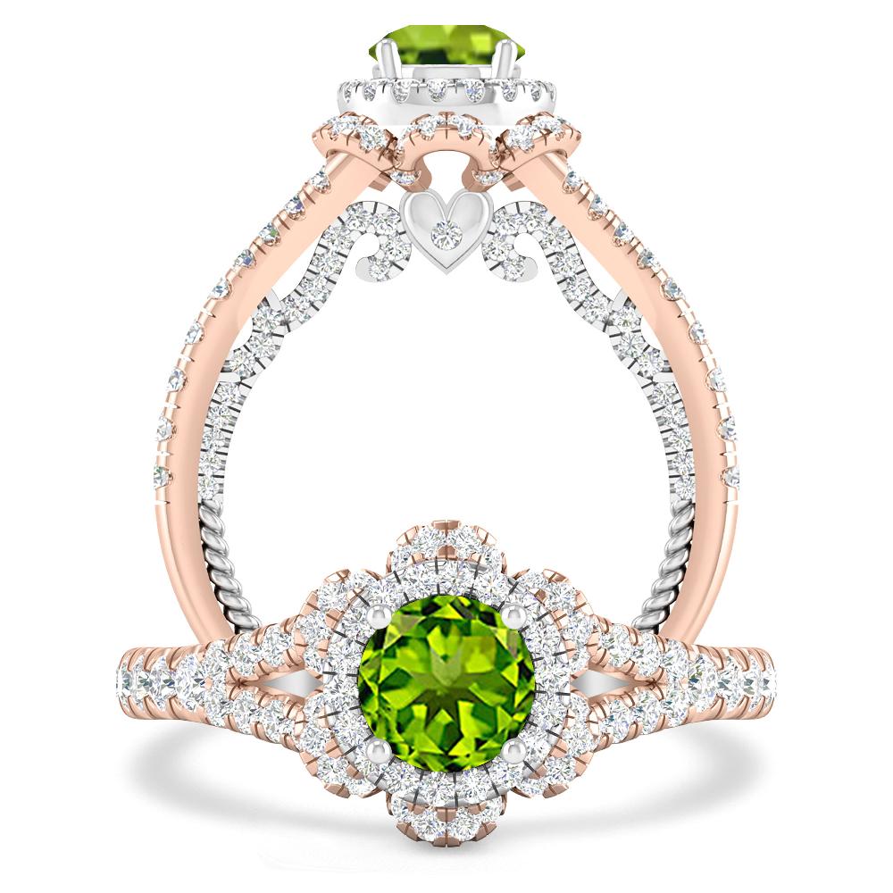 Rose Gold - Peridot