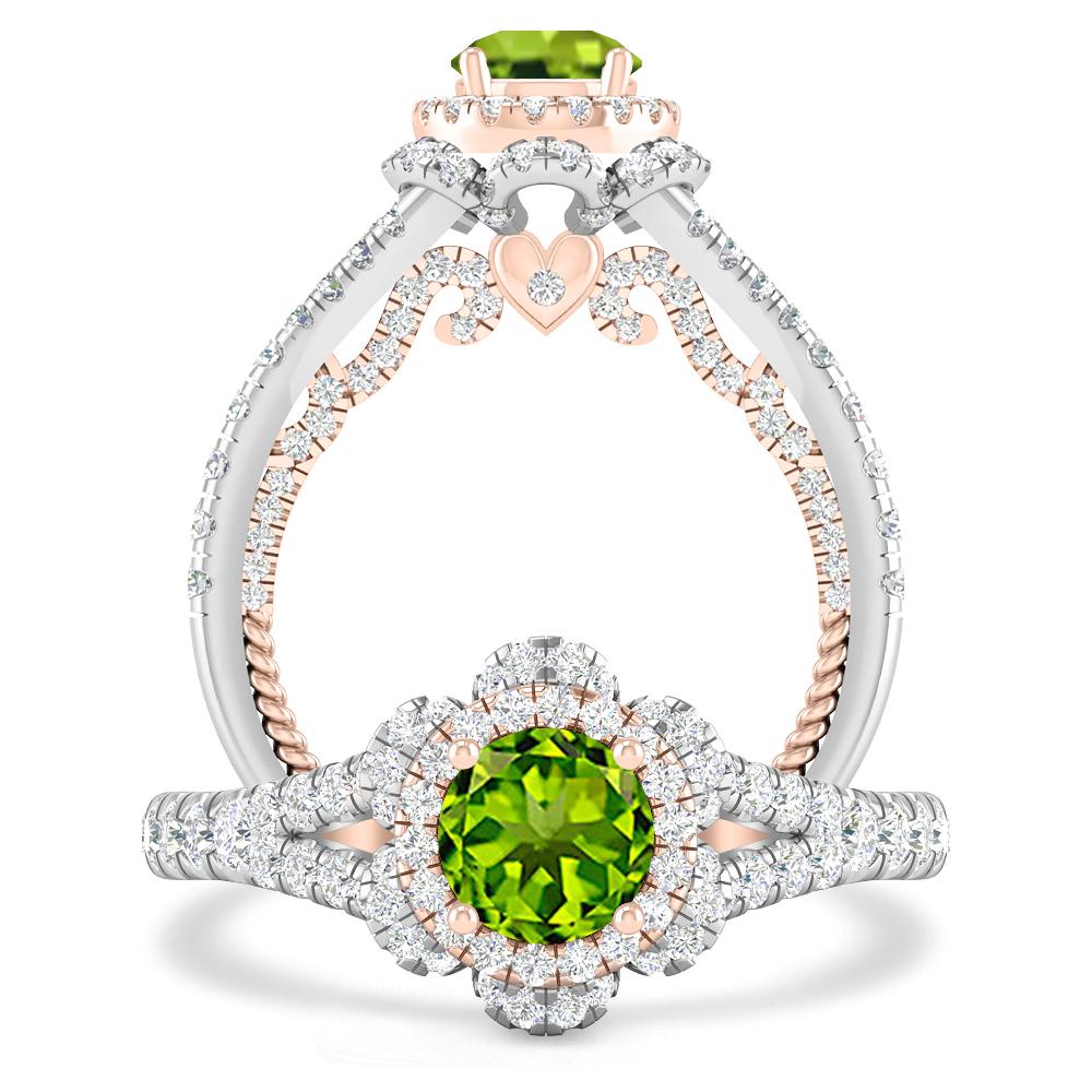 White Gold - Peridot