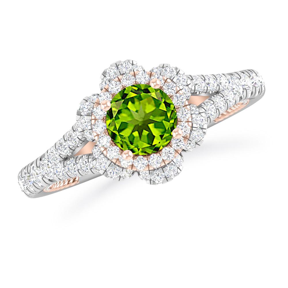 White Gold - Peridot