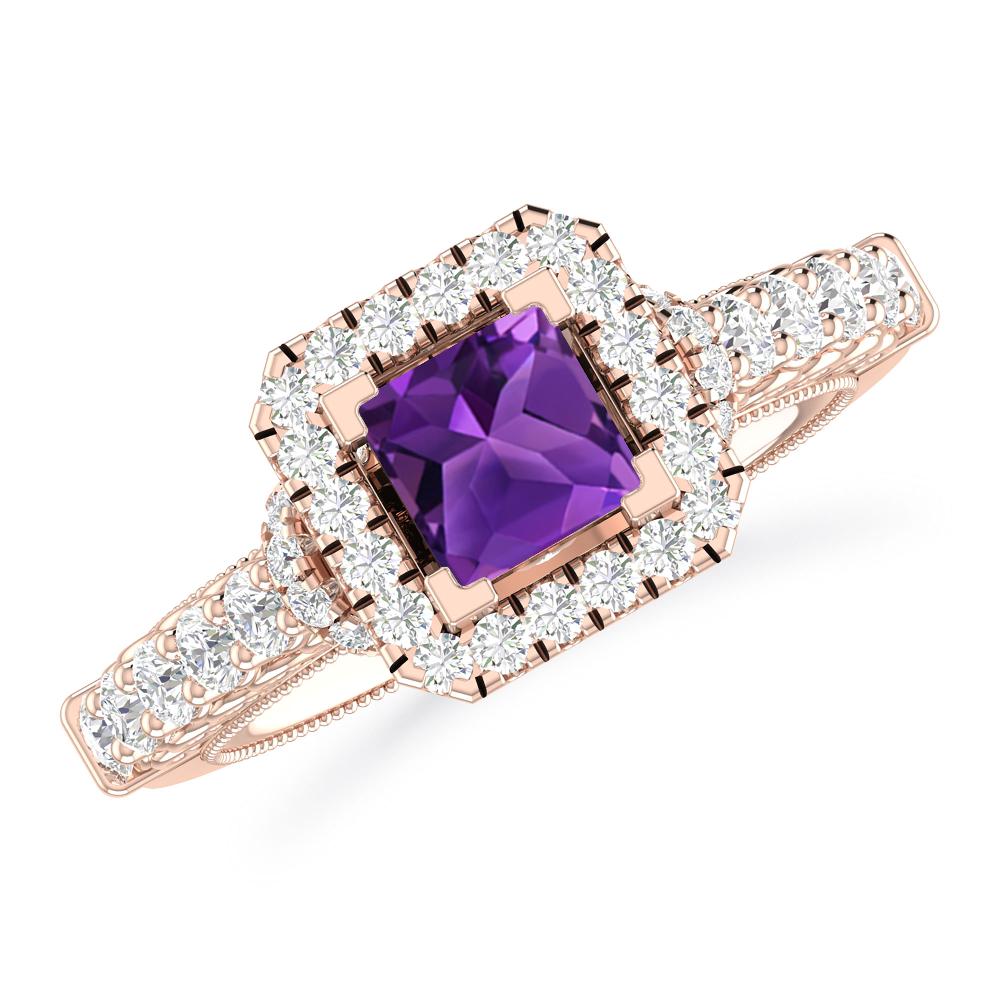 Rose Gold - Amethyst