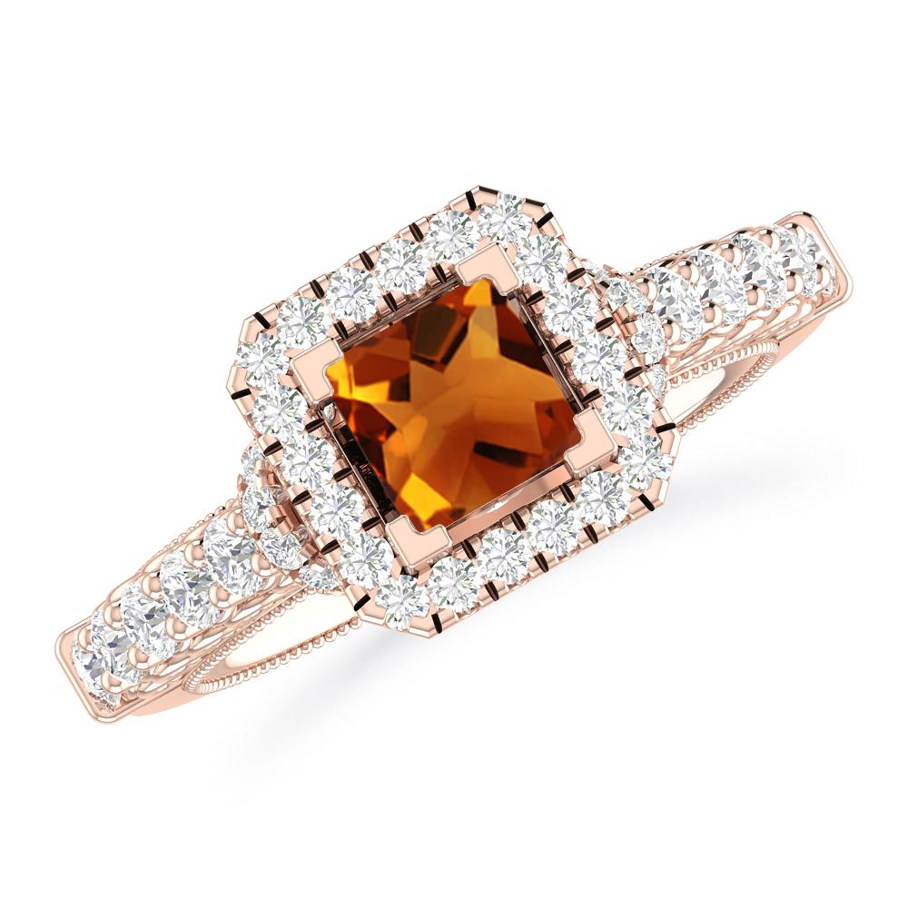 Rose Gold - Citrine