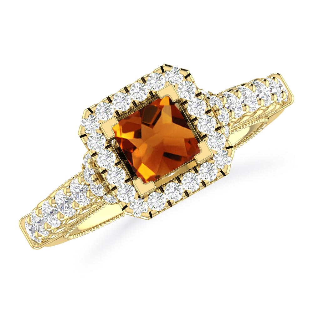 Yellow Gold - Citrine