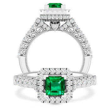 White Gold - Emerald