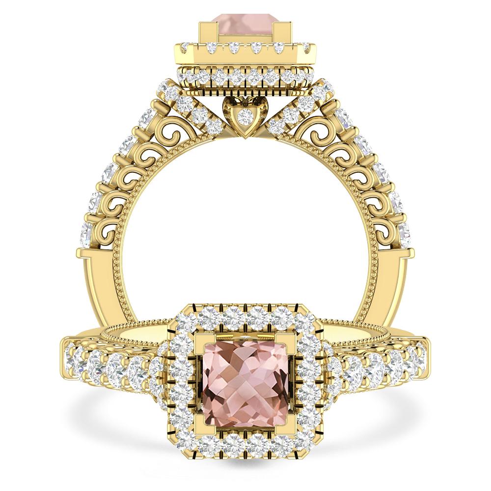 Yellow Gold - Morganite