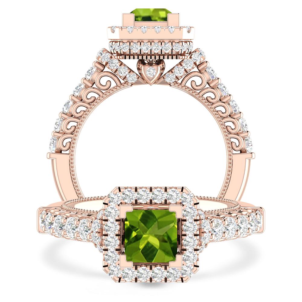 Rose Gold - Peridot