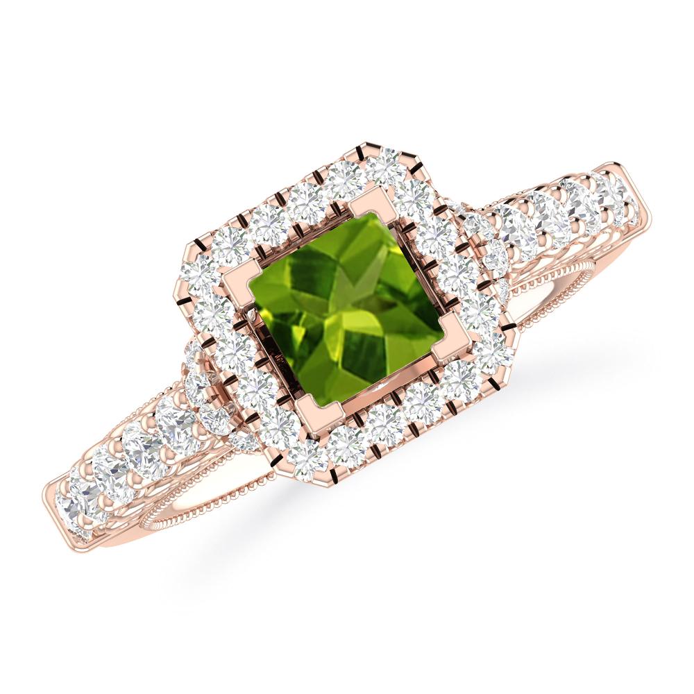 Rose Gold - Peridot