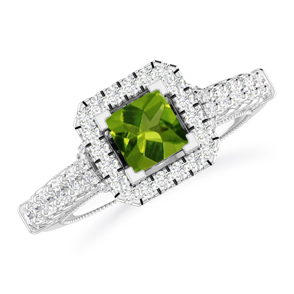 White Gold - Peridot