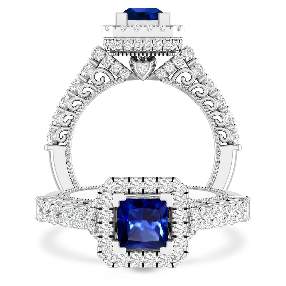 White Gold - Sapphire