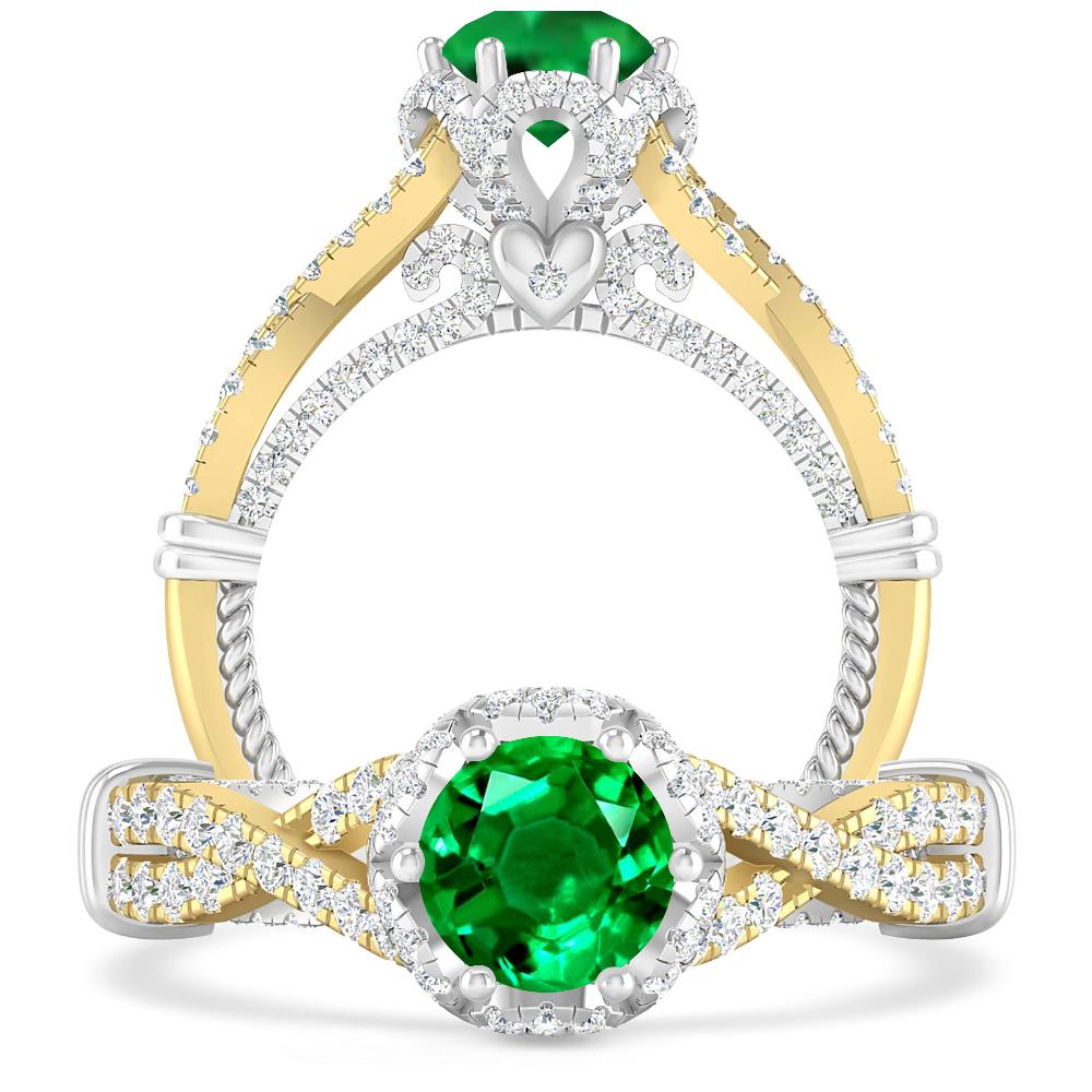 Yellow Gold - Emerald