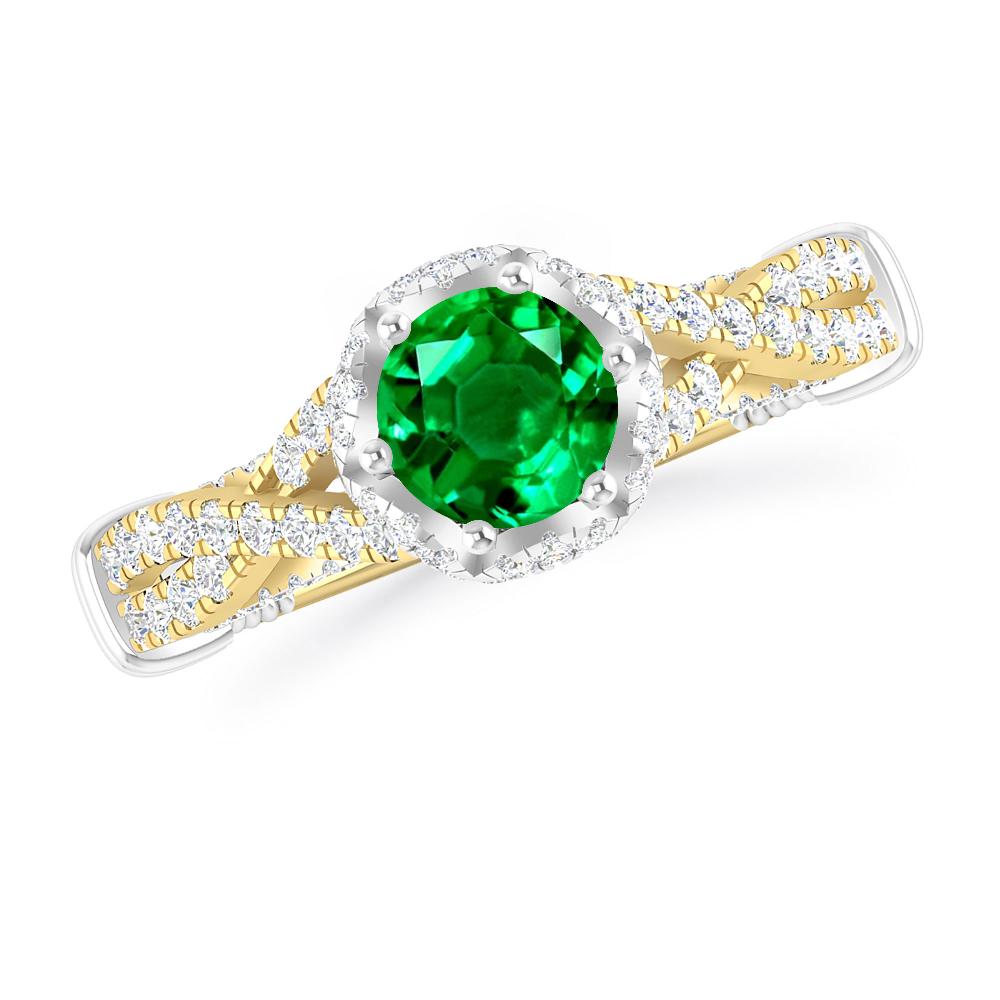 Yellow Gold - Emerald