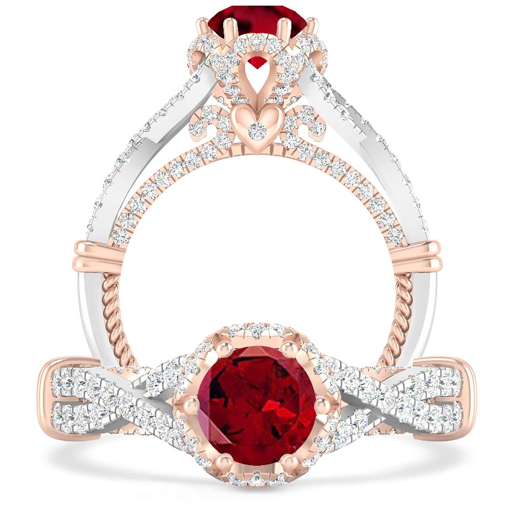 White Gold - Garnet