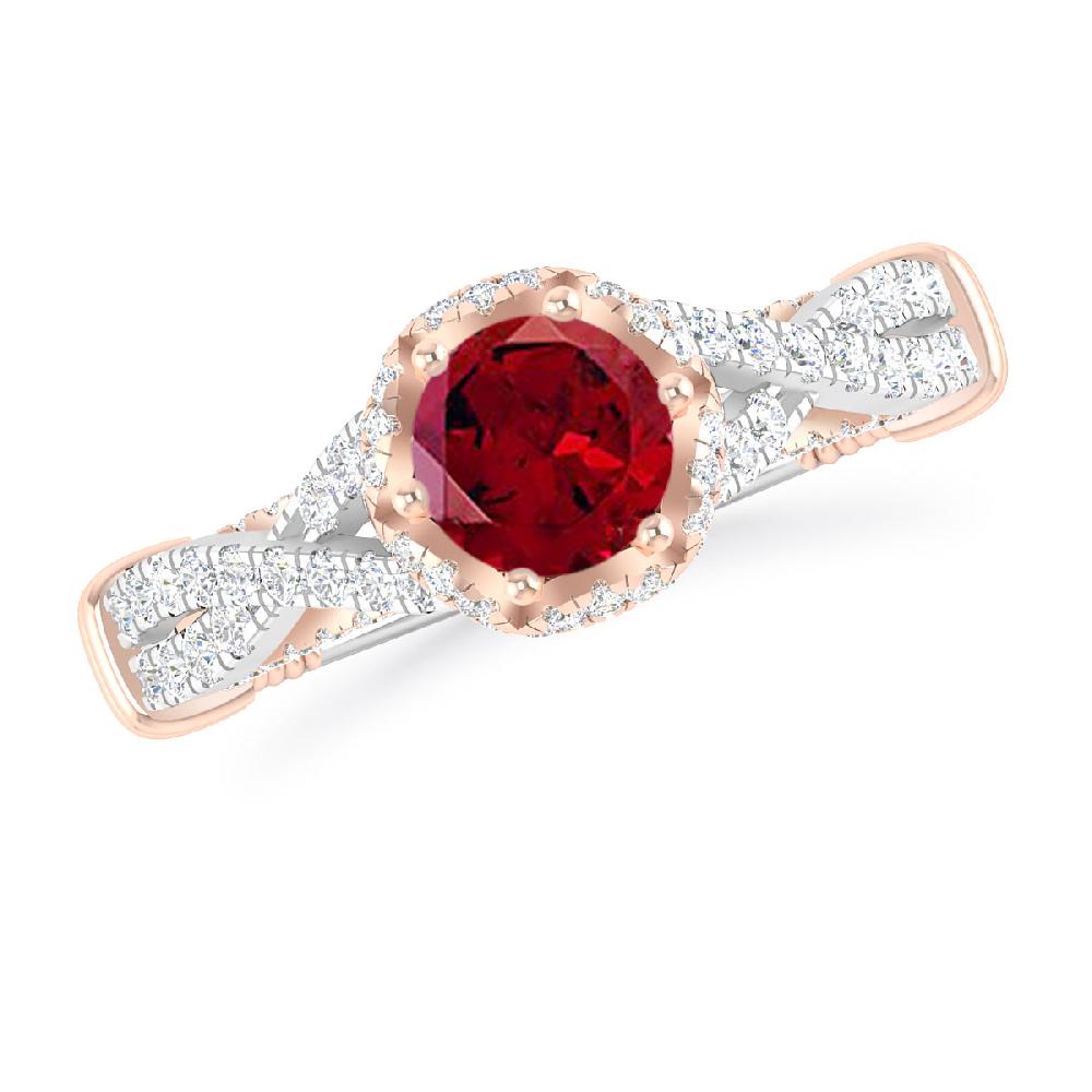 White Gold - Garnet