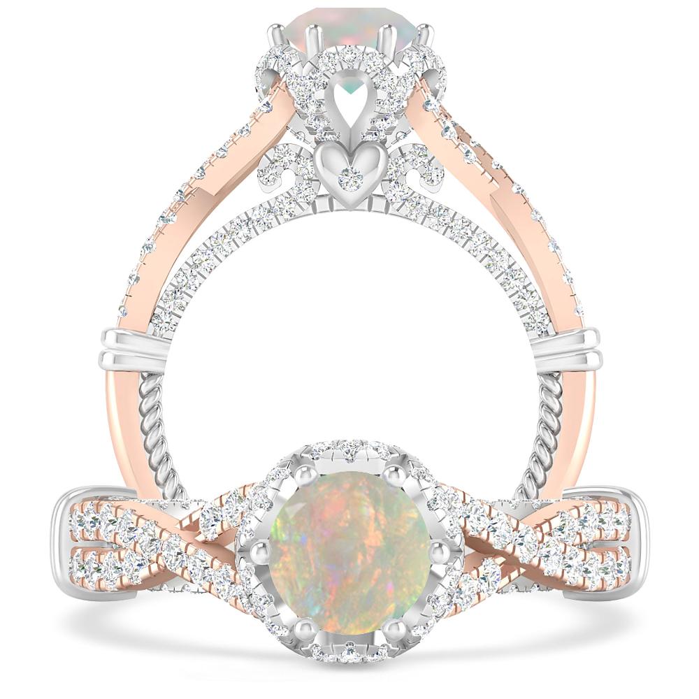 Rose Gold - Opal