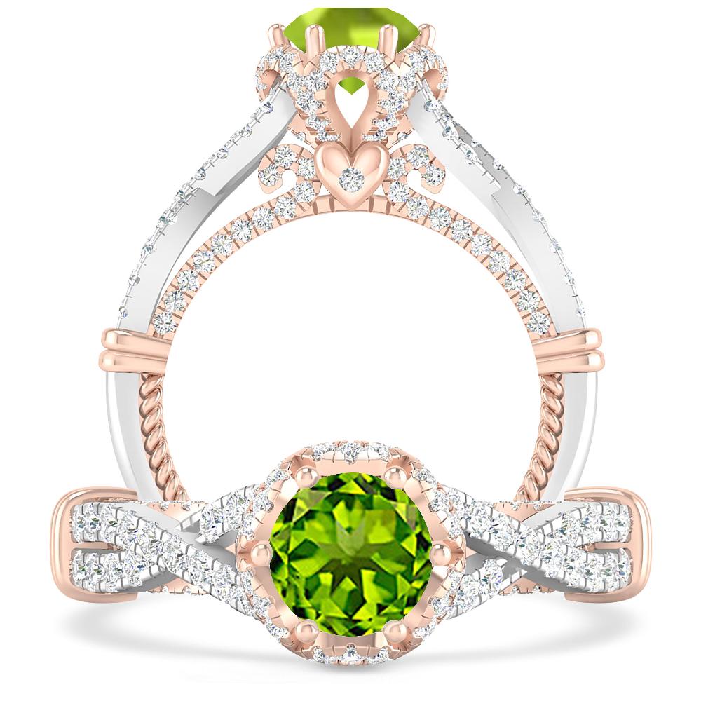 White Gold - Peridot