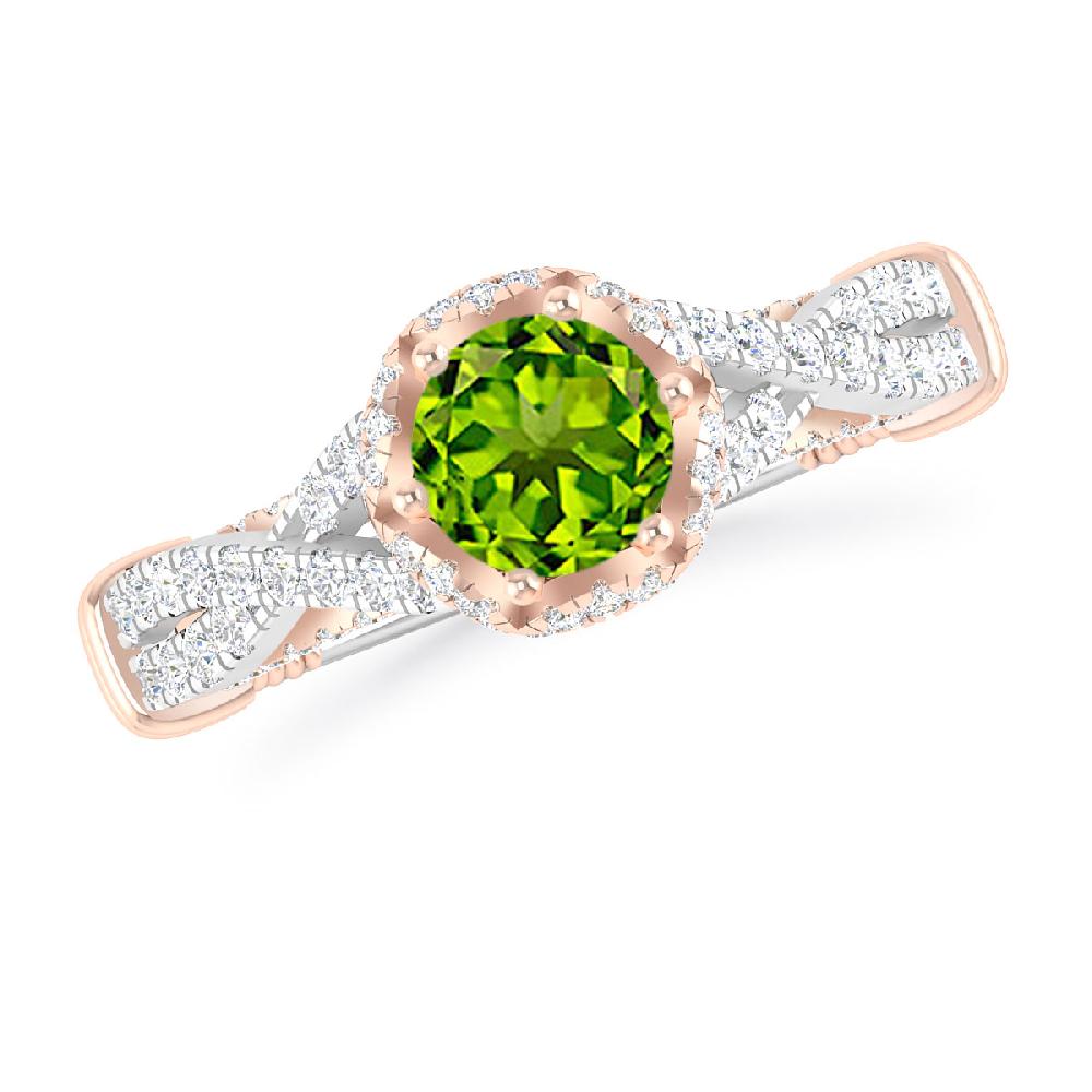 White Gold - Peridot