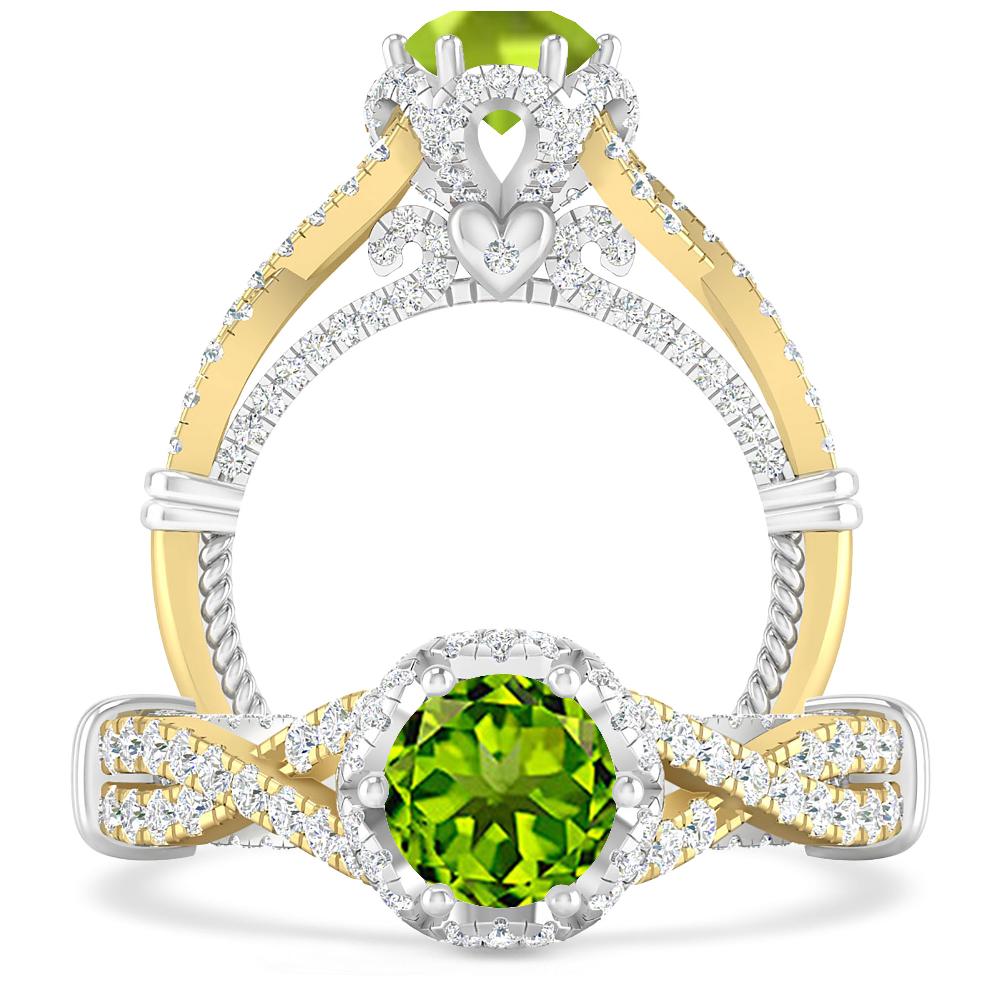 Yellow Gold - Peridot