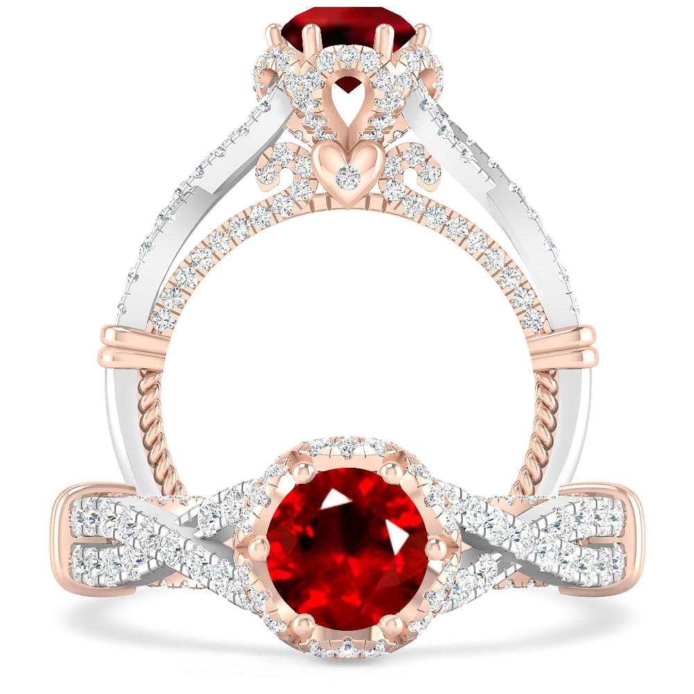 White Gold - Ruby