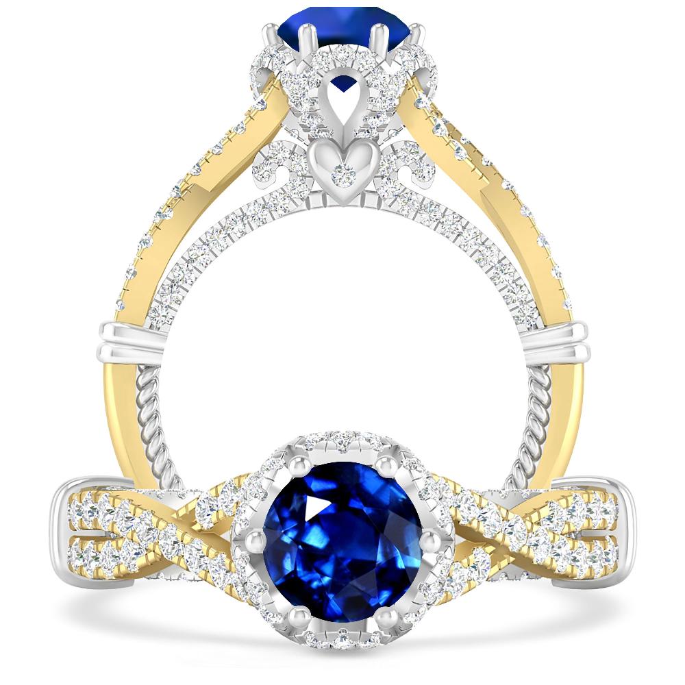 Yellow Gold - Sapphire