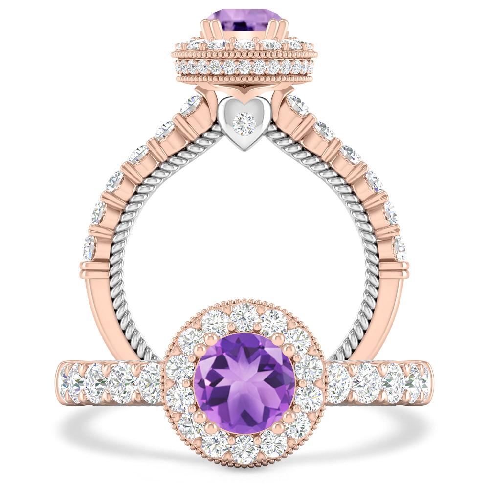 Rose Gold - Amethyst