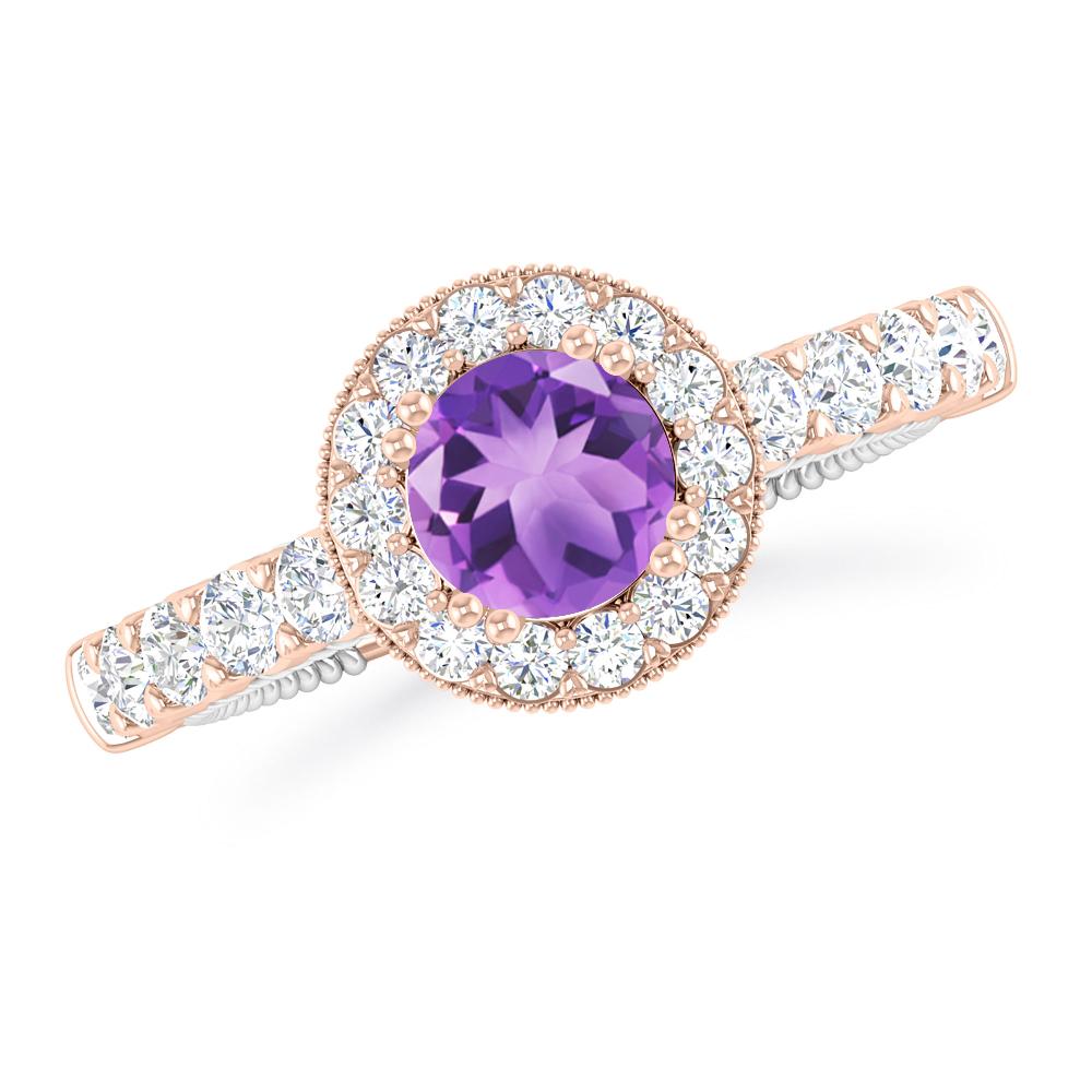 Rose Gold - Amethyst